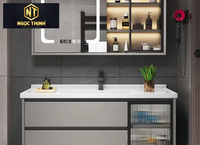Xưởng Nội Thất Ngọc Thịnh Long Thành - Đông Nai - Tủ Lavabo nhà vệ sinh - TLNT15 Xưởng Nội Thất Ngọc Thịnh Long Thành - Đông Nai - Tủ Lavabo nhà vệ sinh - TLNT15